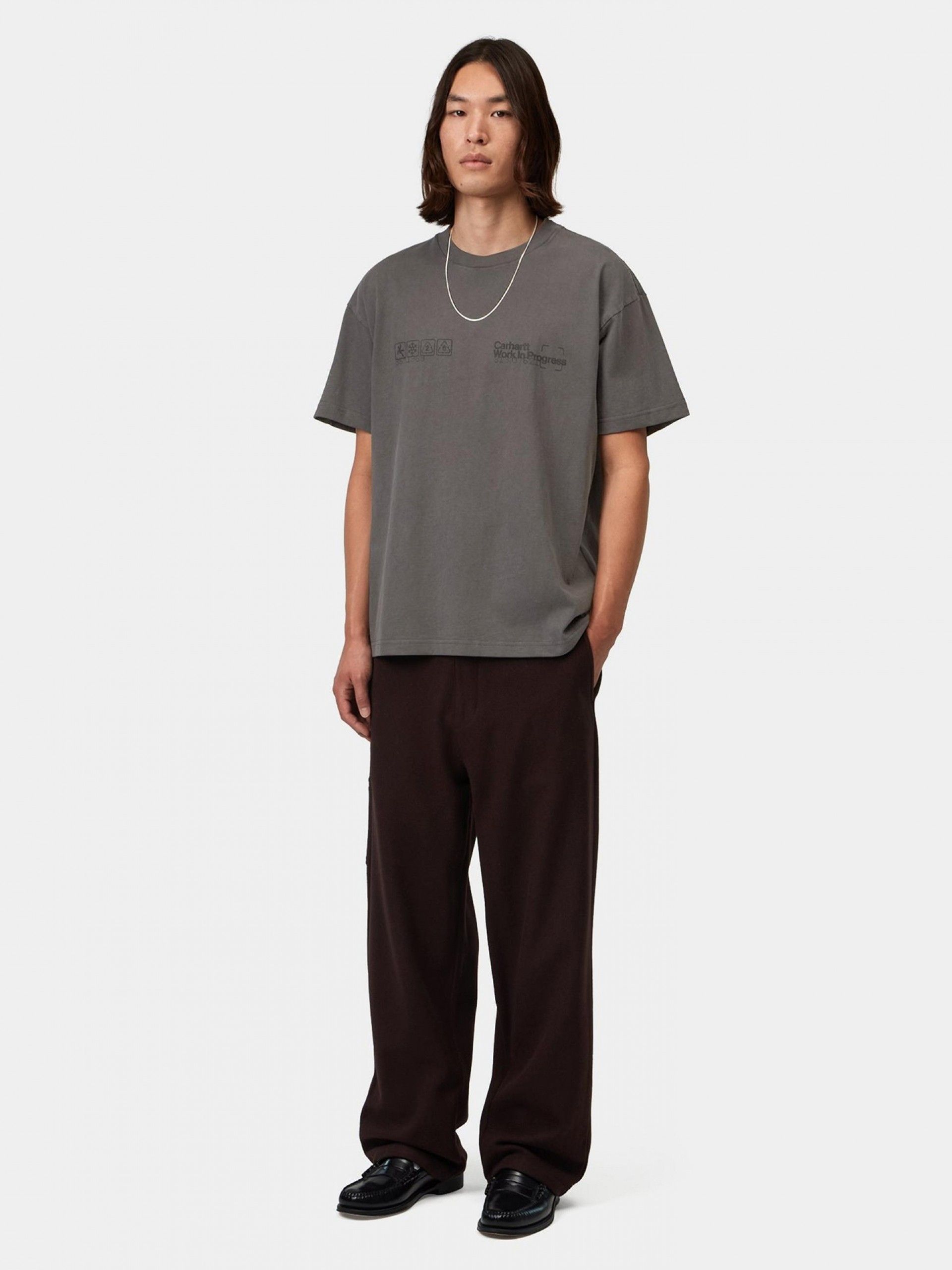 T-shirt Carhartt WIP Boxed Cinzenta