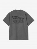 Carhartt WIP Boxed Grey T-shirt Carhartt WIP Boxed Grey T-shirt