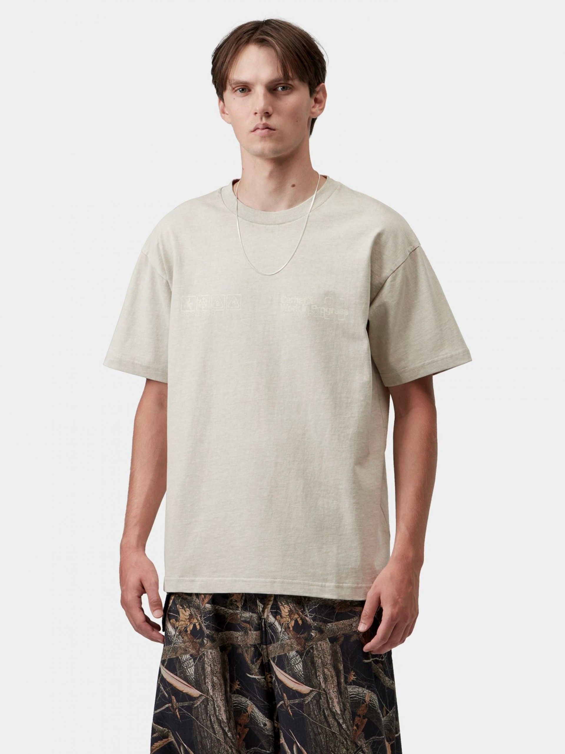 T-shirt Carhartt WIP Boxed Bege
