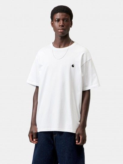 T-shirt Carhartt WIP Madison Branca T-shirt Carhartt WIP Madison Branca