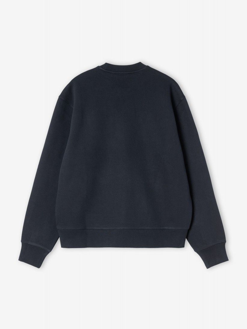 Carhartt WIP Mack Blue Sweater Carhartt WIP Mack Blue Sweater