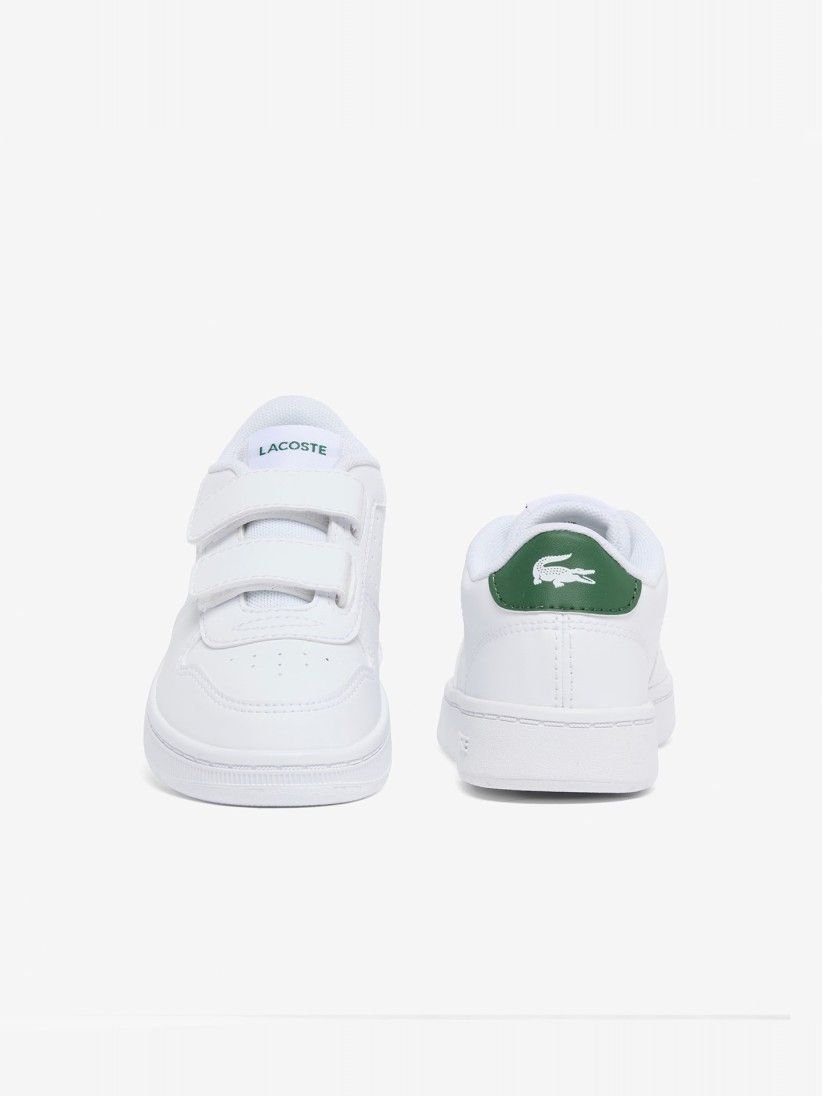 Sapatilhas Lacoste Court Ace Brancas e Verdes I