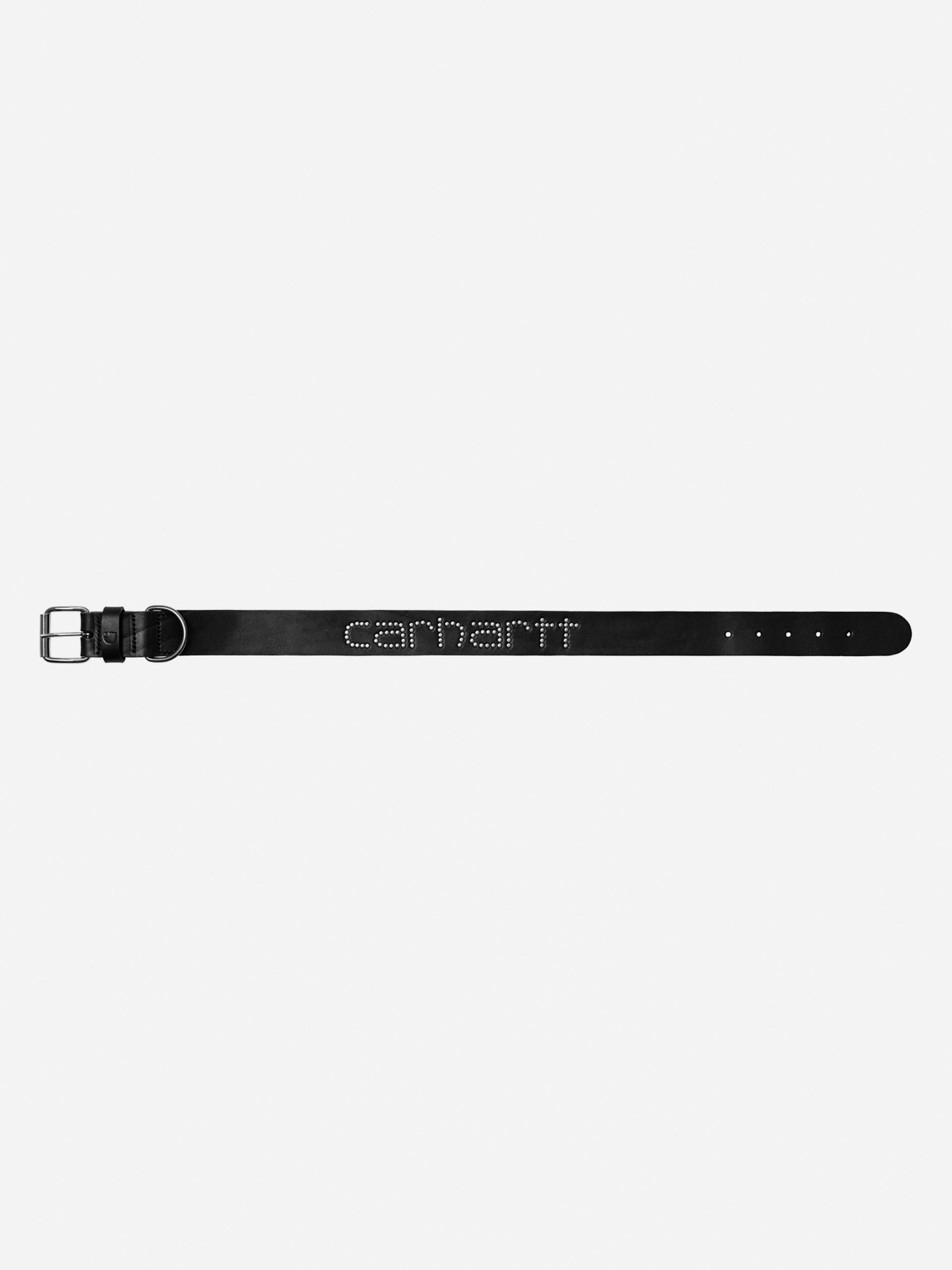 Coleira de Cão Carhartt WIP Script Studs M/L Preta