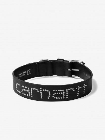 Coleira de C�o Carhartt WIP Script Studs M/L Preta