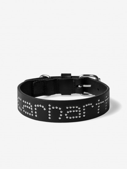 Coleira de C�o Carhartt WIP Script Studs S/M Preta