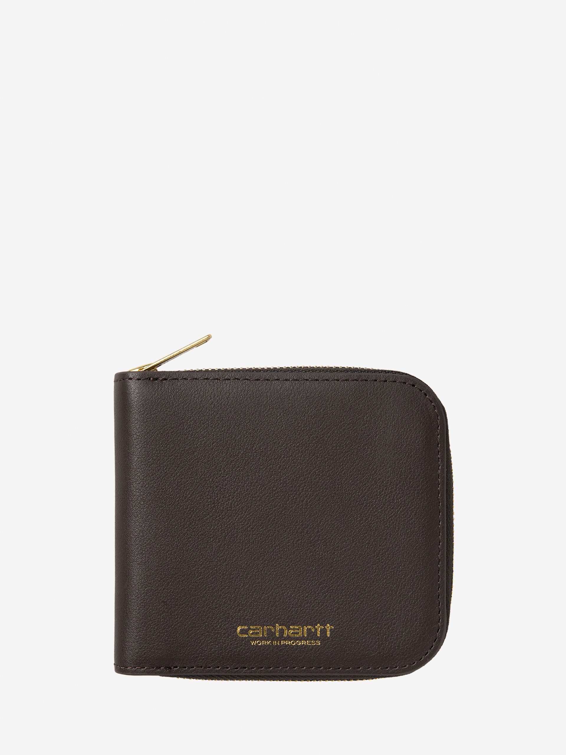 Carteira Carhartt WIP Em Pele Castanha