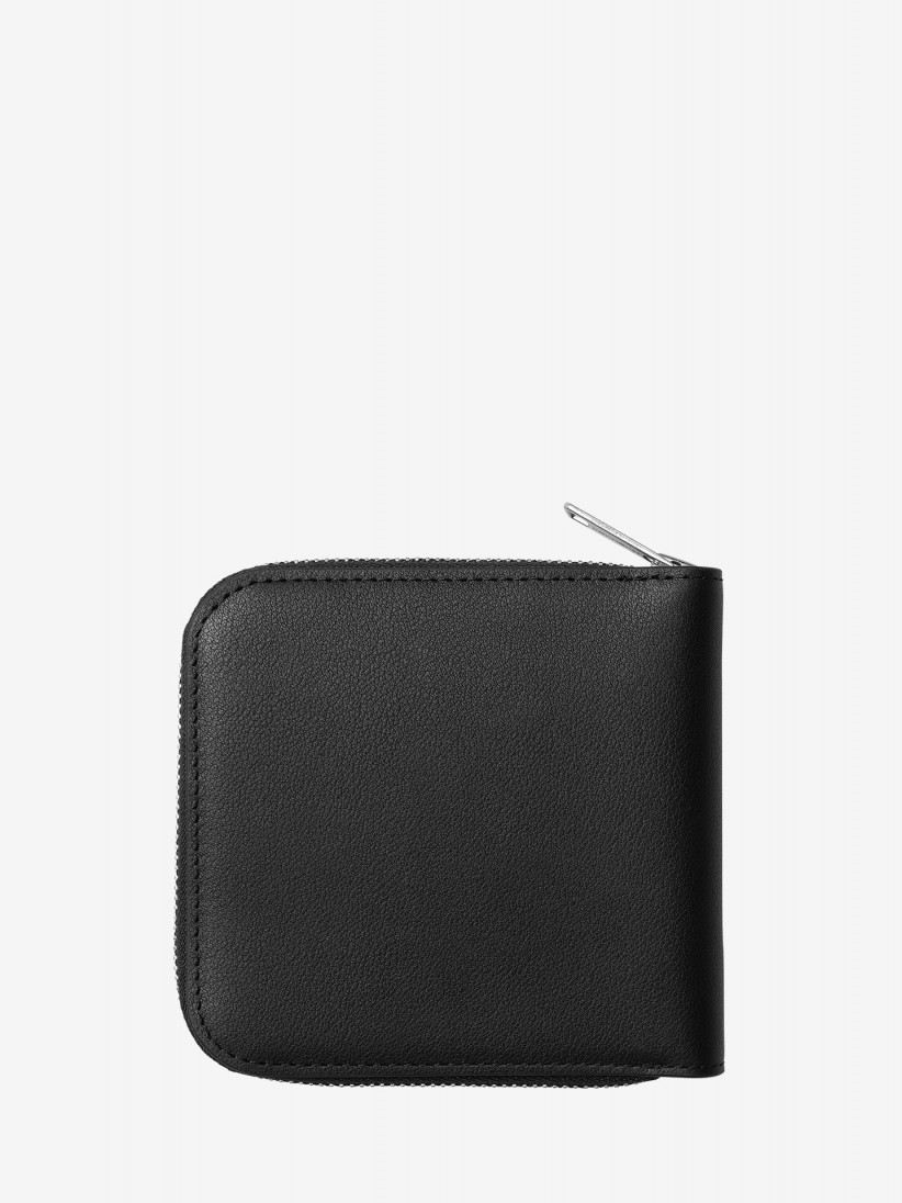 Carteira Carhartt WIP Em Pele Preta