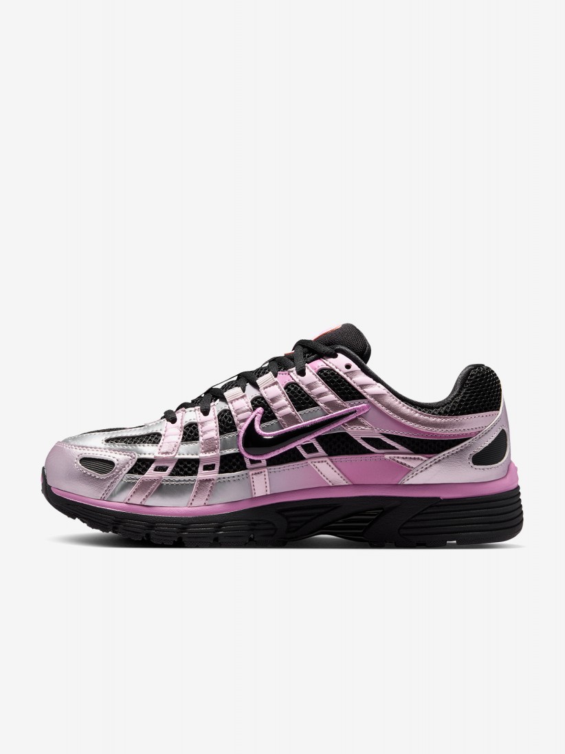 Sapatilhas Nike P-6000 Rosa e Pretas Para Mulher