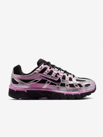 Sapatilhas Nike P-6000 Rosa e Pretas Para Mulher