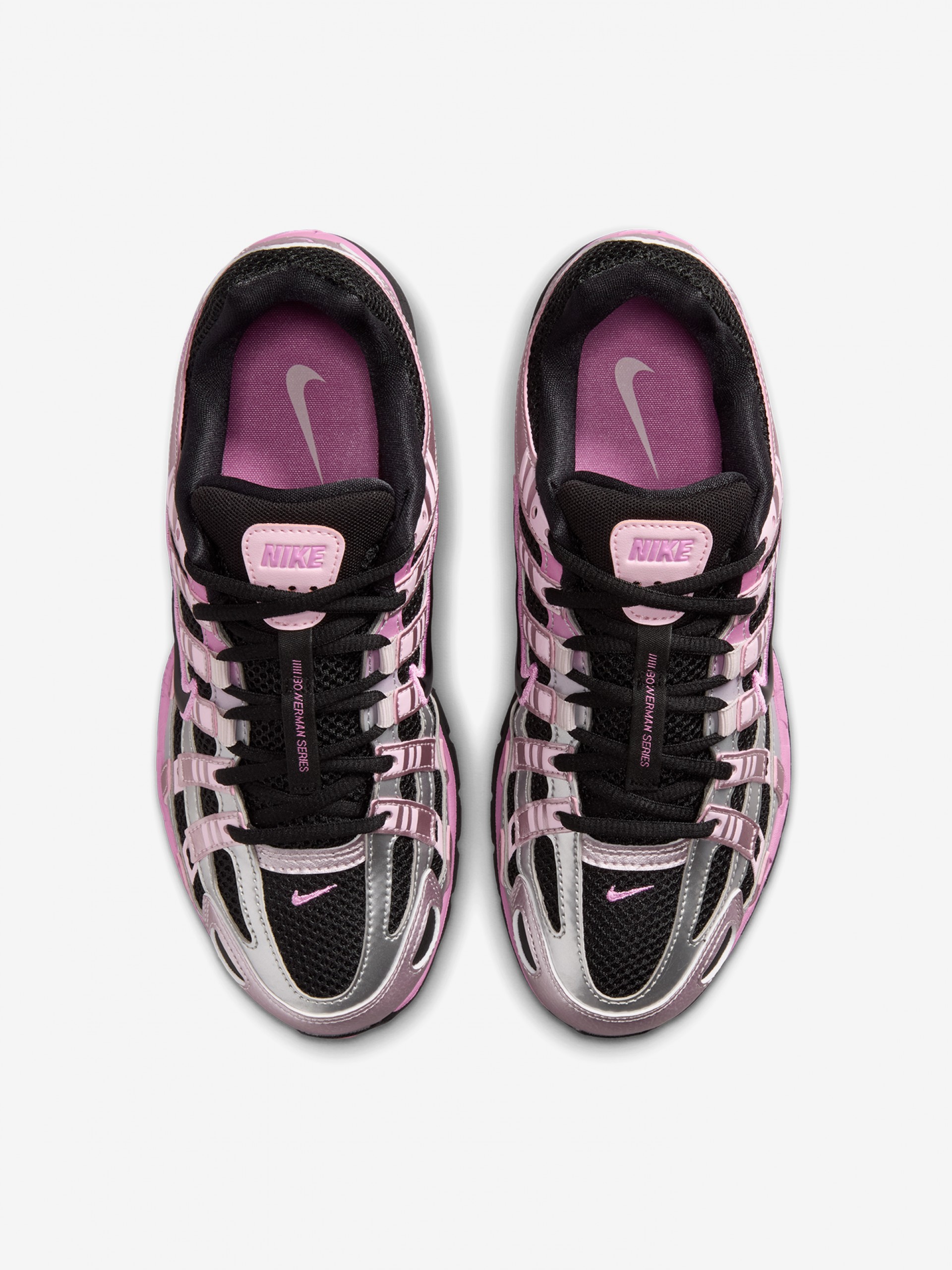 Nike P-6000 Pink and Black Sneakers For Women