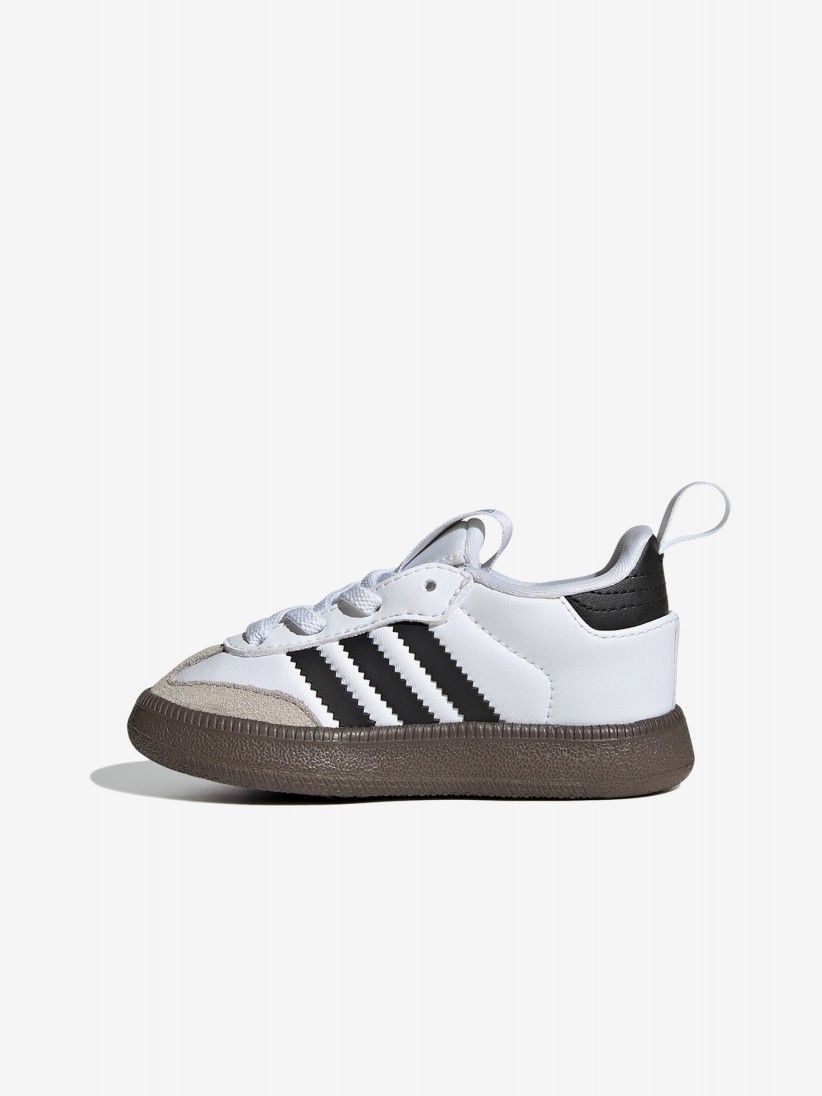 Sapatilhas Adidas Samba Quickon EL I Brancas e Pretas