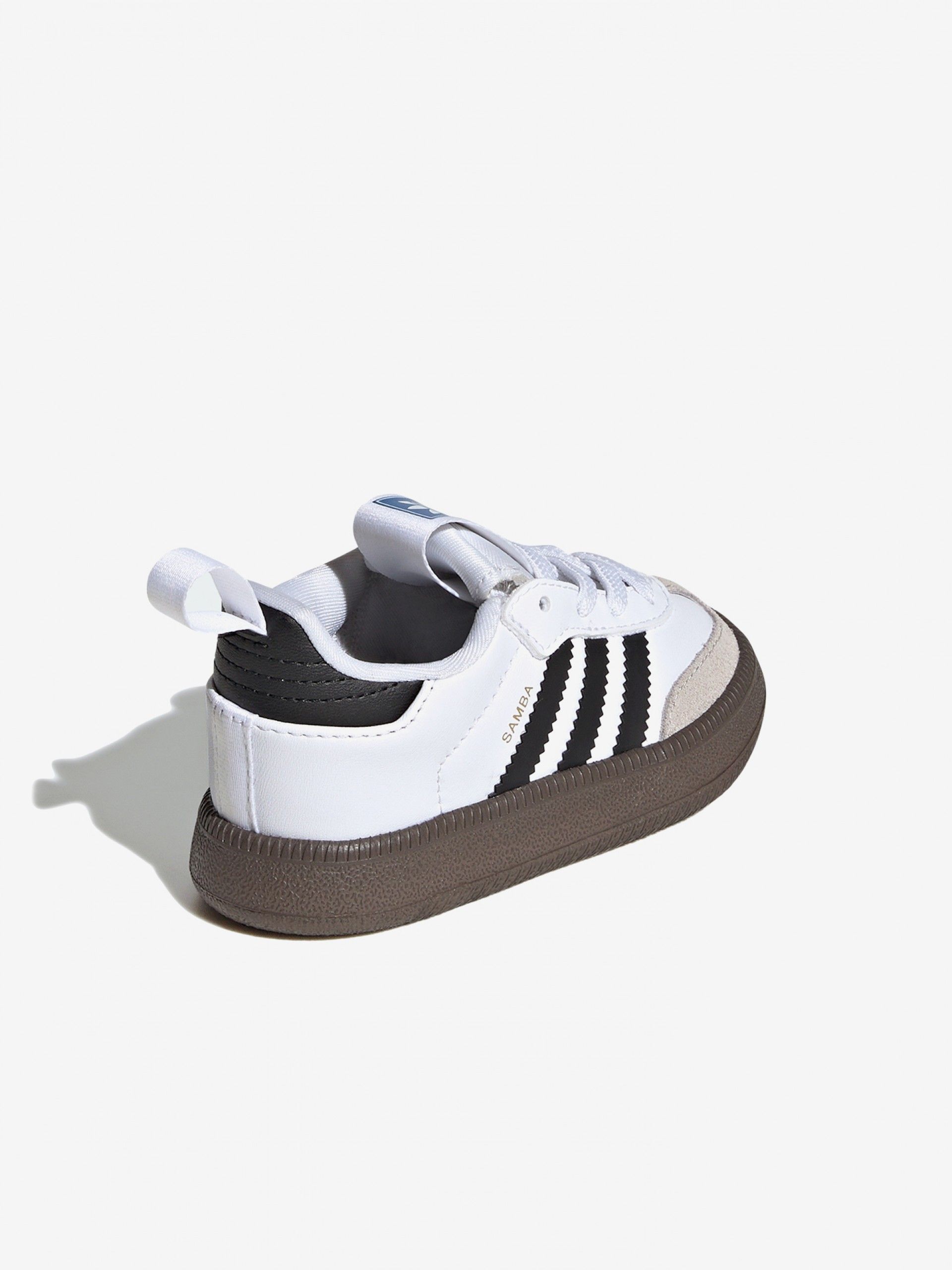 Zapatillas Adidas Samba Quickon EL I Blancas y Negras