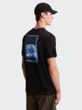 T-shirt The North Face Regular Graphic Preta