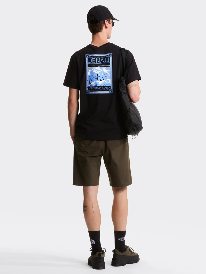 T-shirt The North Face Regular Graphic Preta