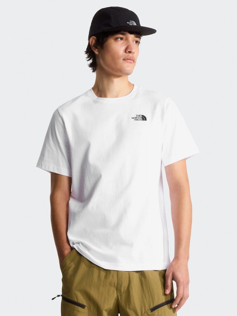 T-shirt The North Face Regular Graphic Branca