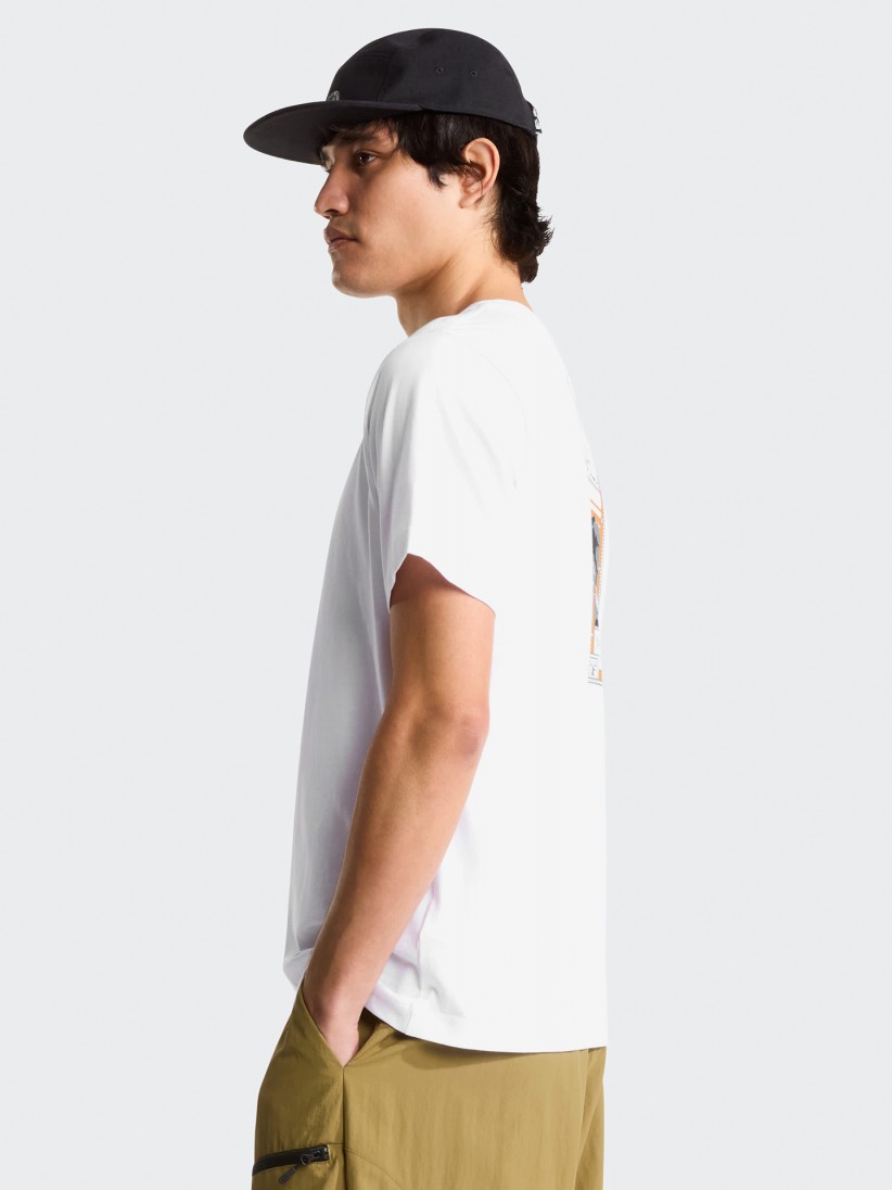 T-shirt The North Face Regular Graphic Branca
