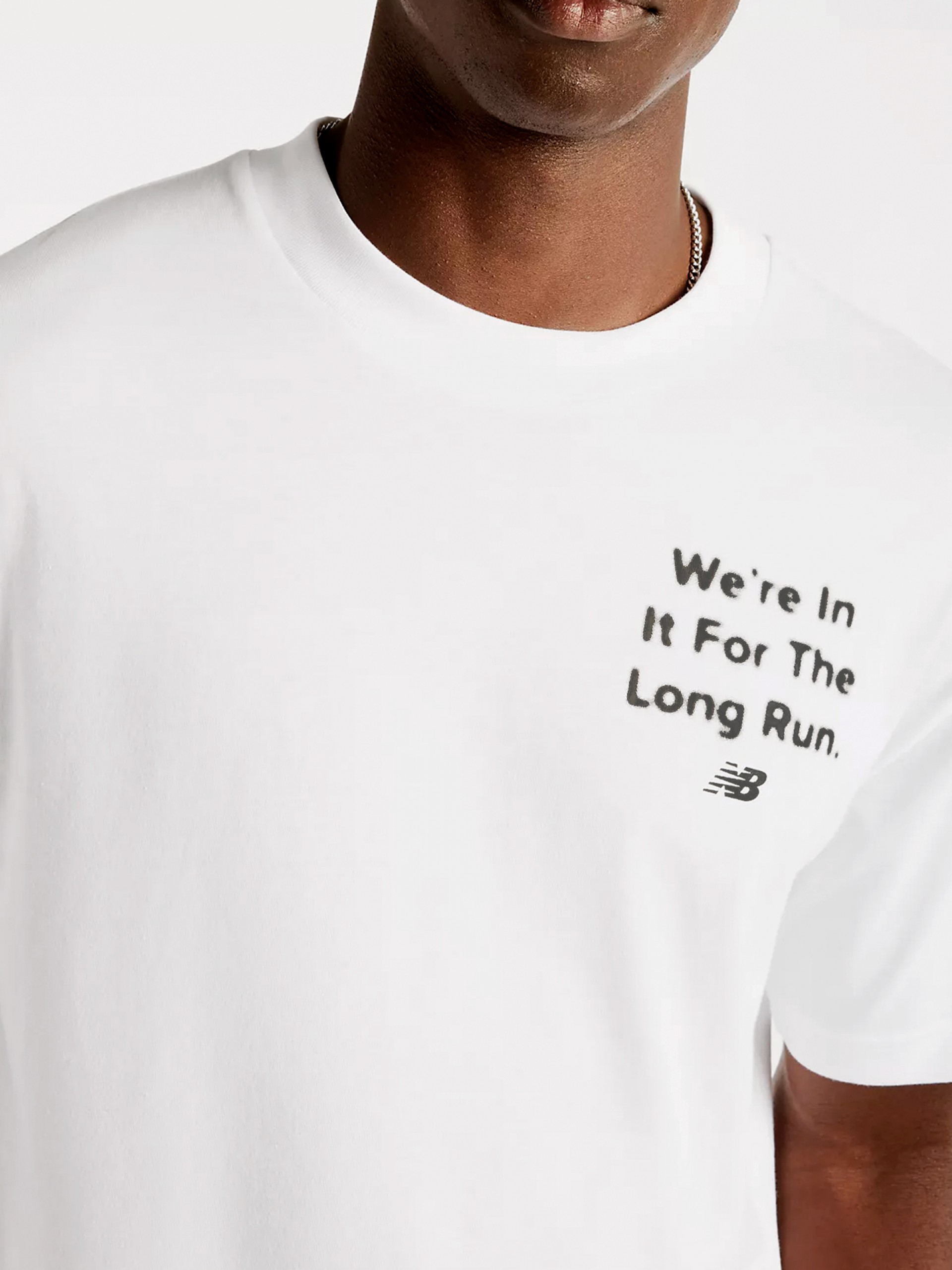 Camiseta New Balance Foggy Daze 1906 Blanca