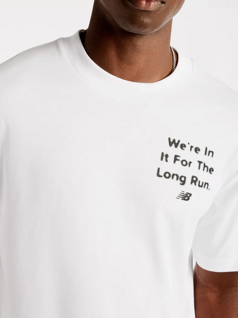 T-shirt New Balance Foggy Daze 1906 Branca