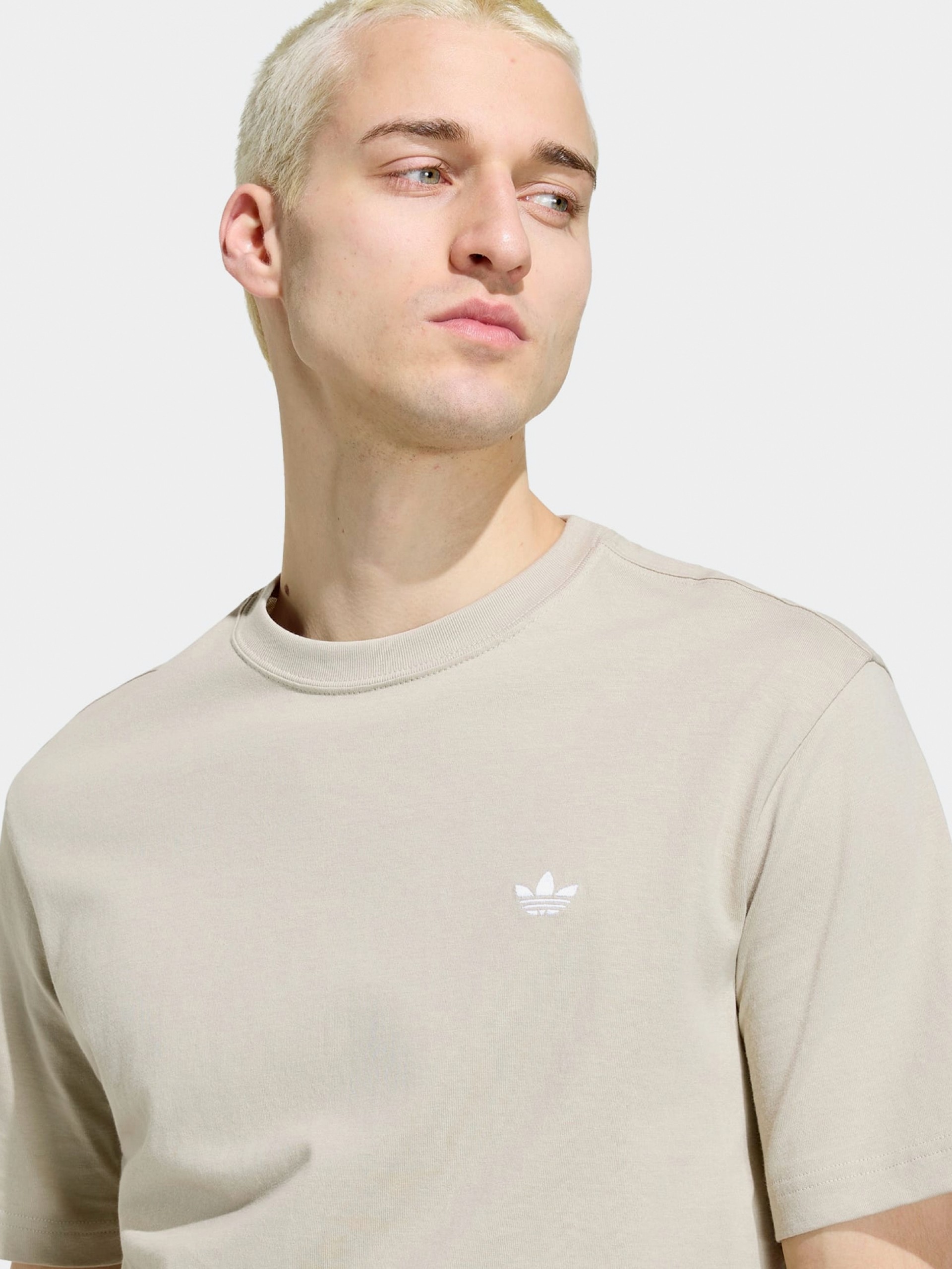 Adidas Trefoil Essentials Khaki T-shirt