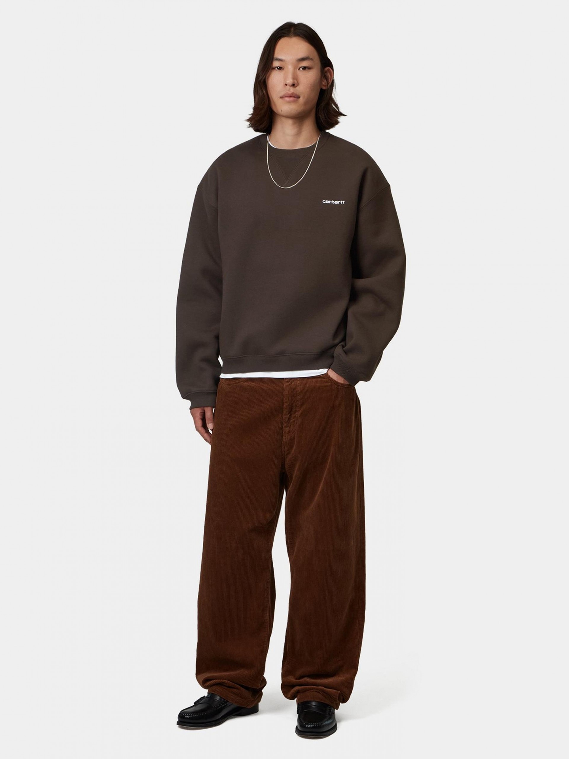 Camisola Carhartt WIP Ebbert Castanha