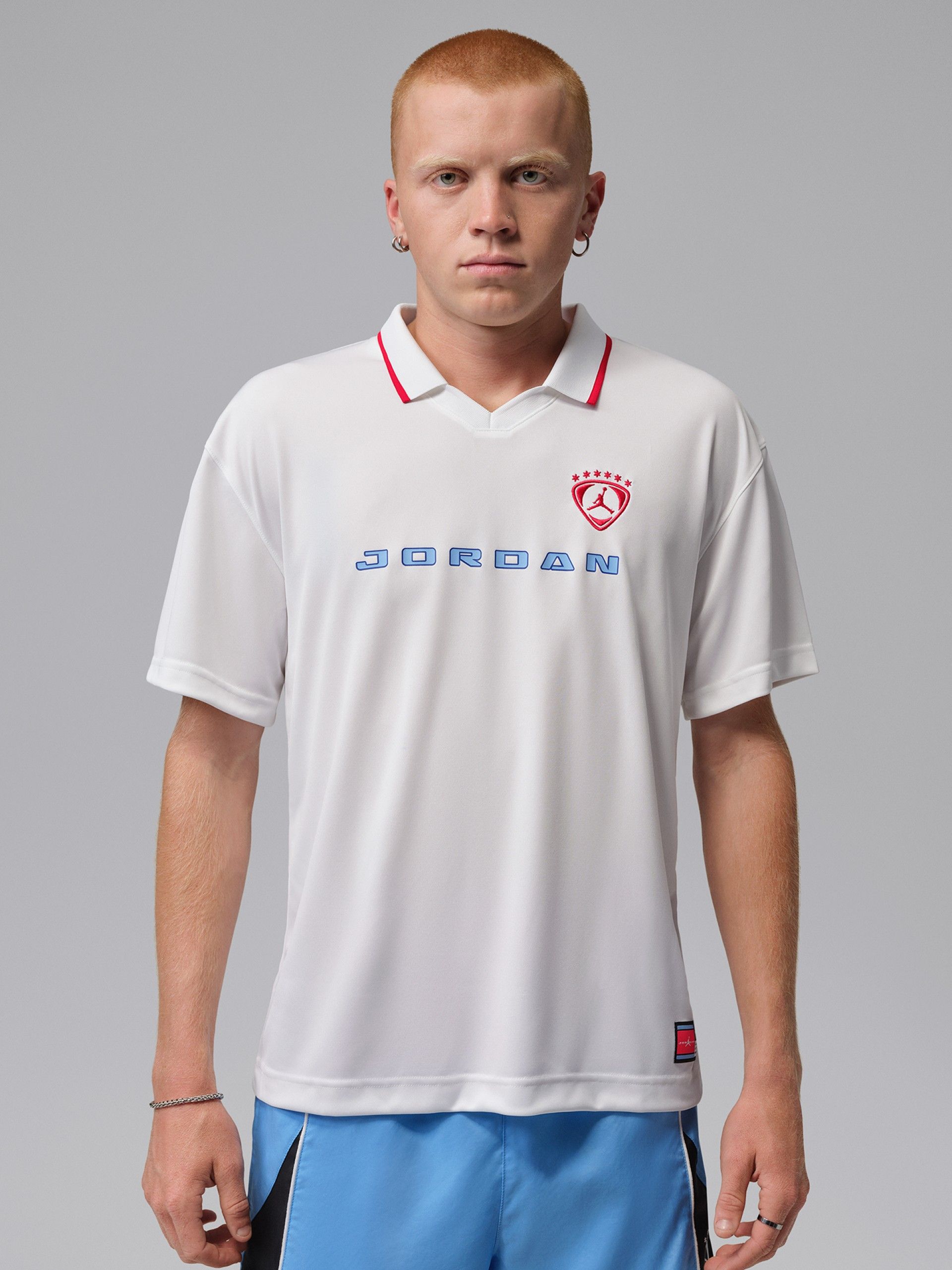 Camiseta Nike Jordan Brooklyn Blanca Para Hombre
