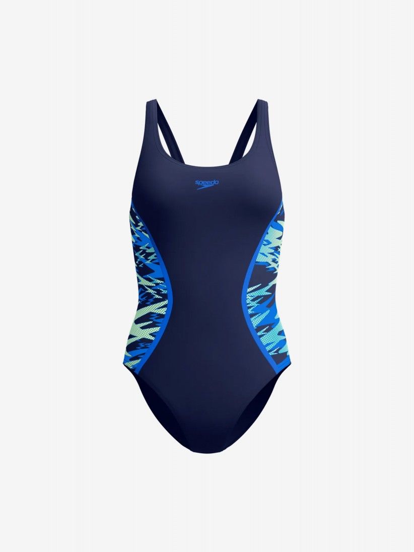 Fato de Banho Speedo Hyperboom Splice Muscleback Azul Fato de Banho Speedo Hyperboom Splice Muscleback Azul
