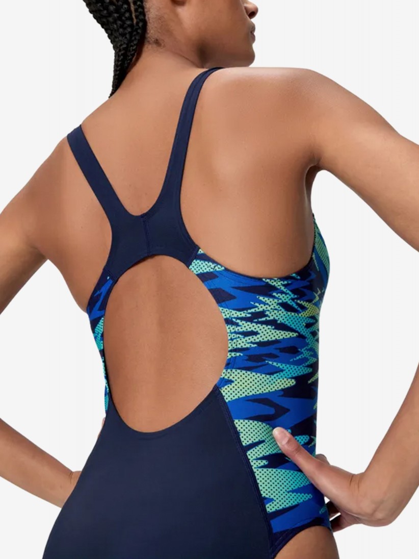 Fato de Banho Speedo Hyperboom Splice Muscleback Azul Fato de Banho Speedo Hyperboom Splice Muscleback Azul