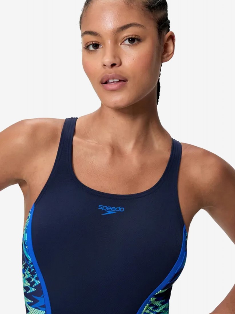 Fato de Banho Speedo Hyperboom Splice Muscleback Azul Fato de Banho Speedo Hyperboom Splice Muscleback Azul