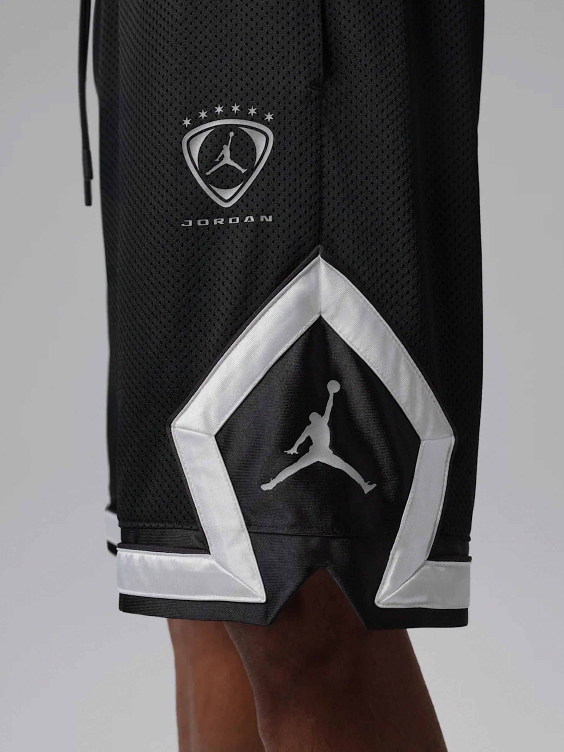 Nike Jordan Brooklyn Diamond Black Shorts For Men
