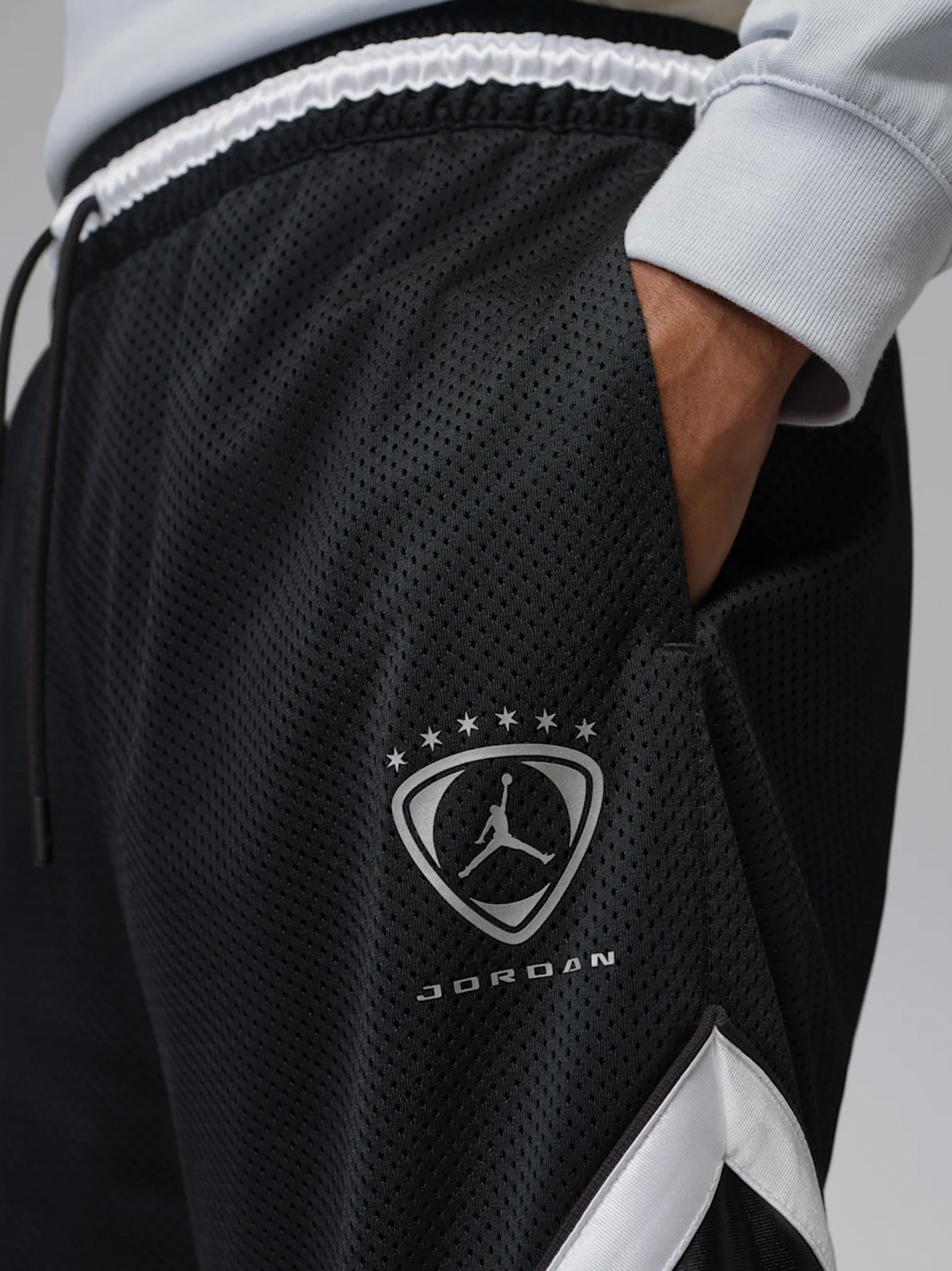 Nike Jordan Brooklyn Diamond Black Shorts For Men