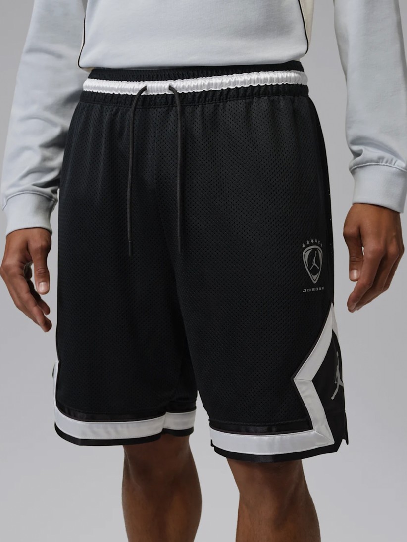Calções Nike Jordan Brooklyn Diamond Pretos Para Homem Calções Nike Jordan Brooklyn Diamond Pretos Para Homem