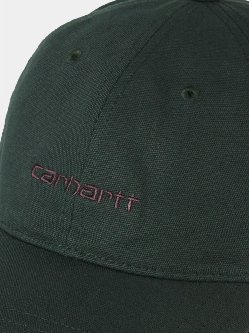 Boné Carhartt WIP Canvas Script Verde Boné Carhartt WIP Canvas Script Verde