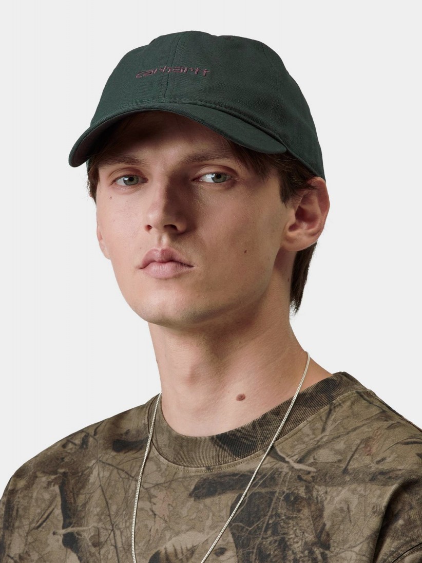 Boné Carhartt WIP Canvas Script Verde Boné Carhartt WIP Canvas Script Verde
