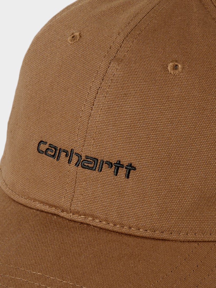 Boné Carhartt WIP Canvas Script Camel Boné Carhartt WIP Canvas Script Camel