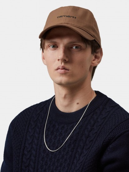 Carhartt WIP Canvas Script Camel Cap Carhartt WIP Canvas Script Camel Cap