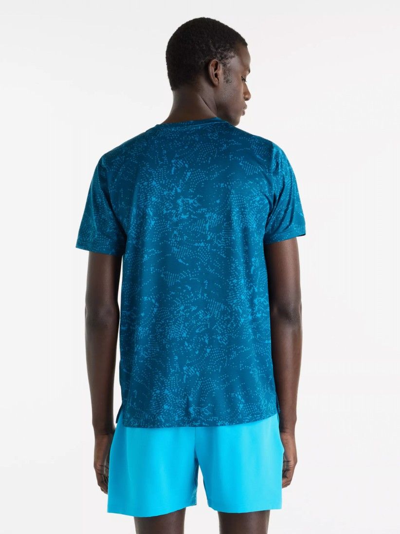 T-shirt de Treino New Balance Sport Essential Printed Azul T-shirt de Treino New Balance Sport Essential Printed Azul