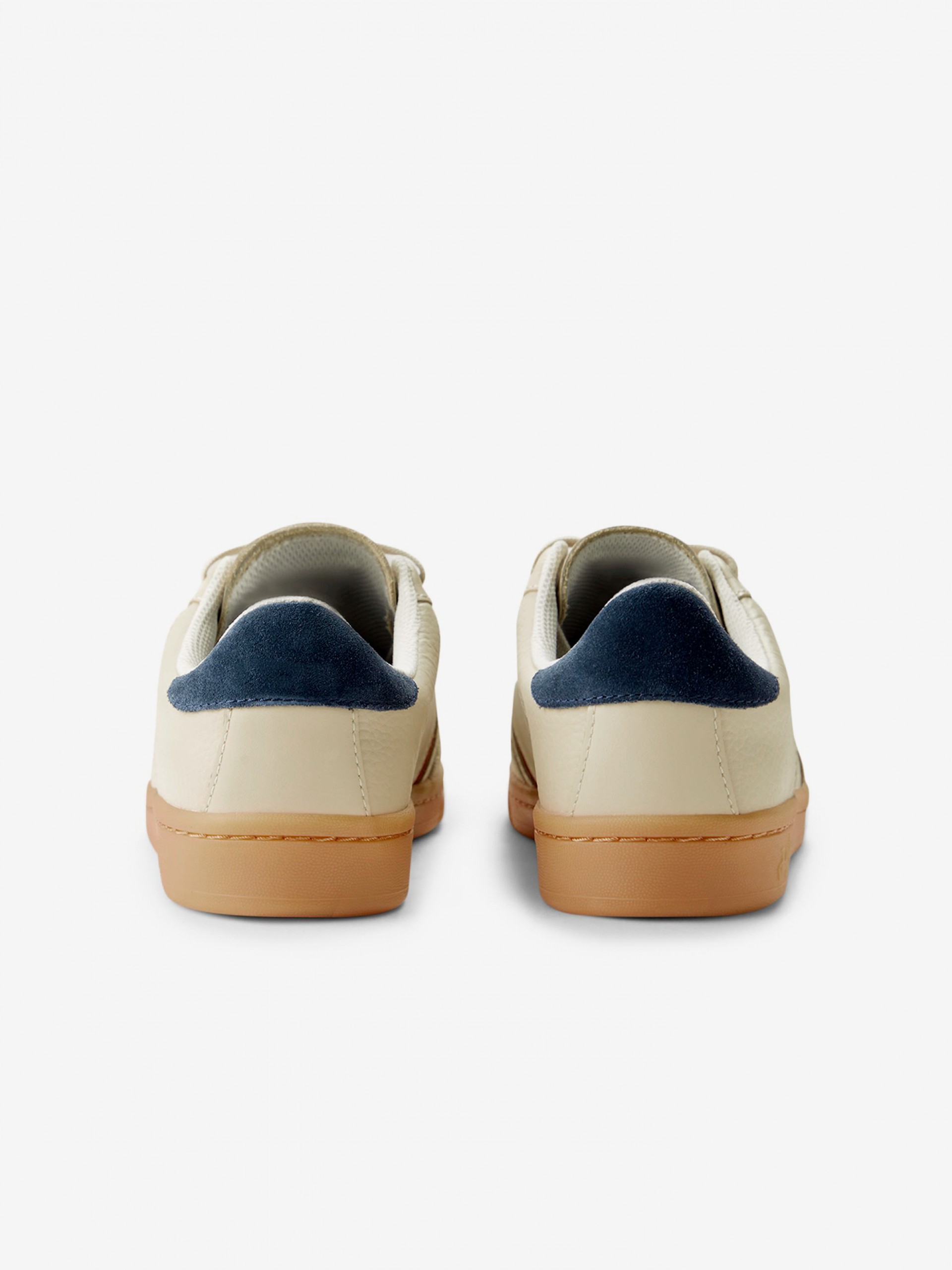 Zapatillas Fred Perry B725 Beige y Azules