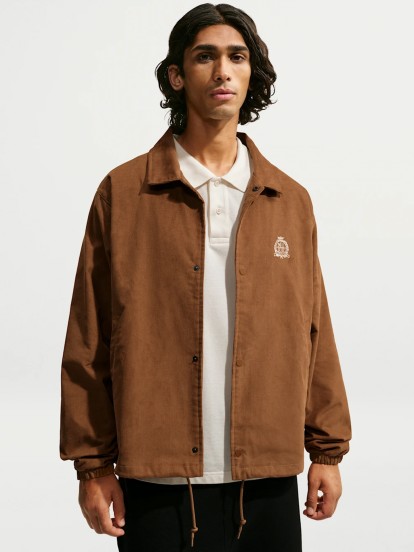 Chaqueta Nike Club Coaches De Pana Camel Para Hombre