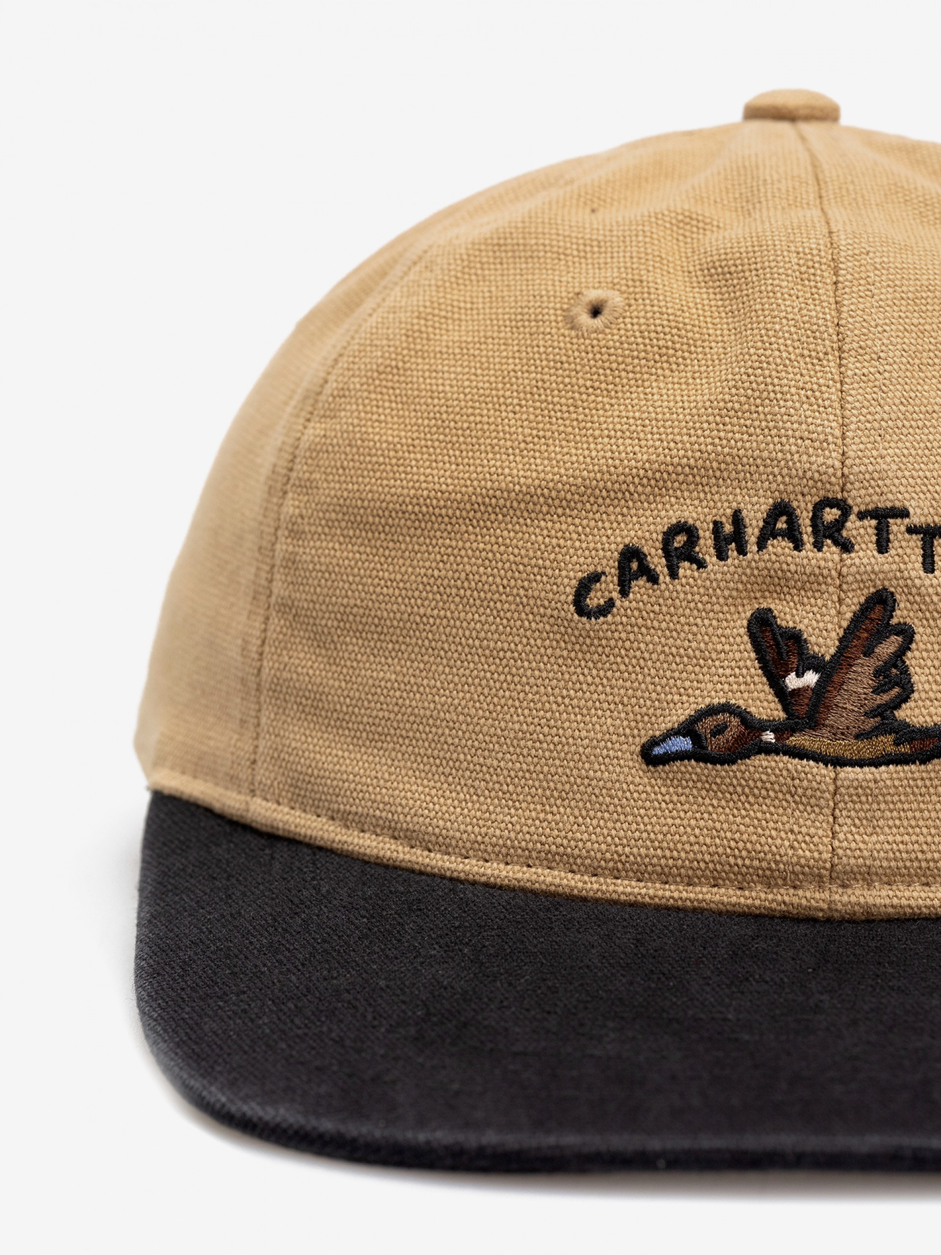 Gorra Carhartt WIP Animated Ducks Beige y Negra