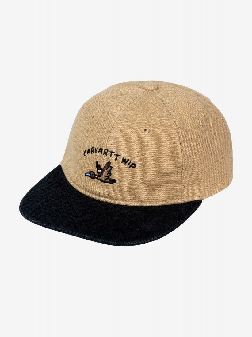 Boné Carhartt WIP Animated Ducks Bege e Preto Boné Carhartt WIP Animated Ducks Bege e Preto