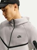 Casaco com Capuz Nike Tech Fleece Windrunner Cinzento e Preto Para Homem Casaco com Capuz Nike Tech Fleece Windrunner Cinzento e Preto Para Homem