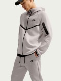 Calças Nike Tech Fleece Slim Fit Cinzentas Para Homem Calças Nike Tech Fleece Slim Fit Cinzentas Para Homem