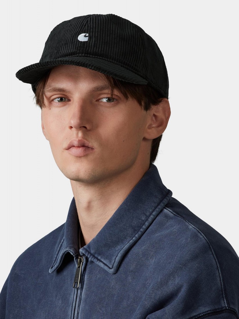 Gorra Carhartt WIP Harlem Pana Negra Gorra Carhartt WIP Harlem Pana Negra