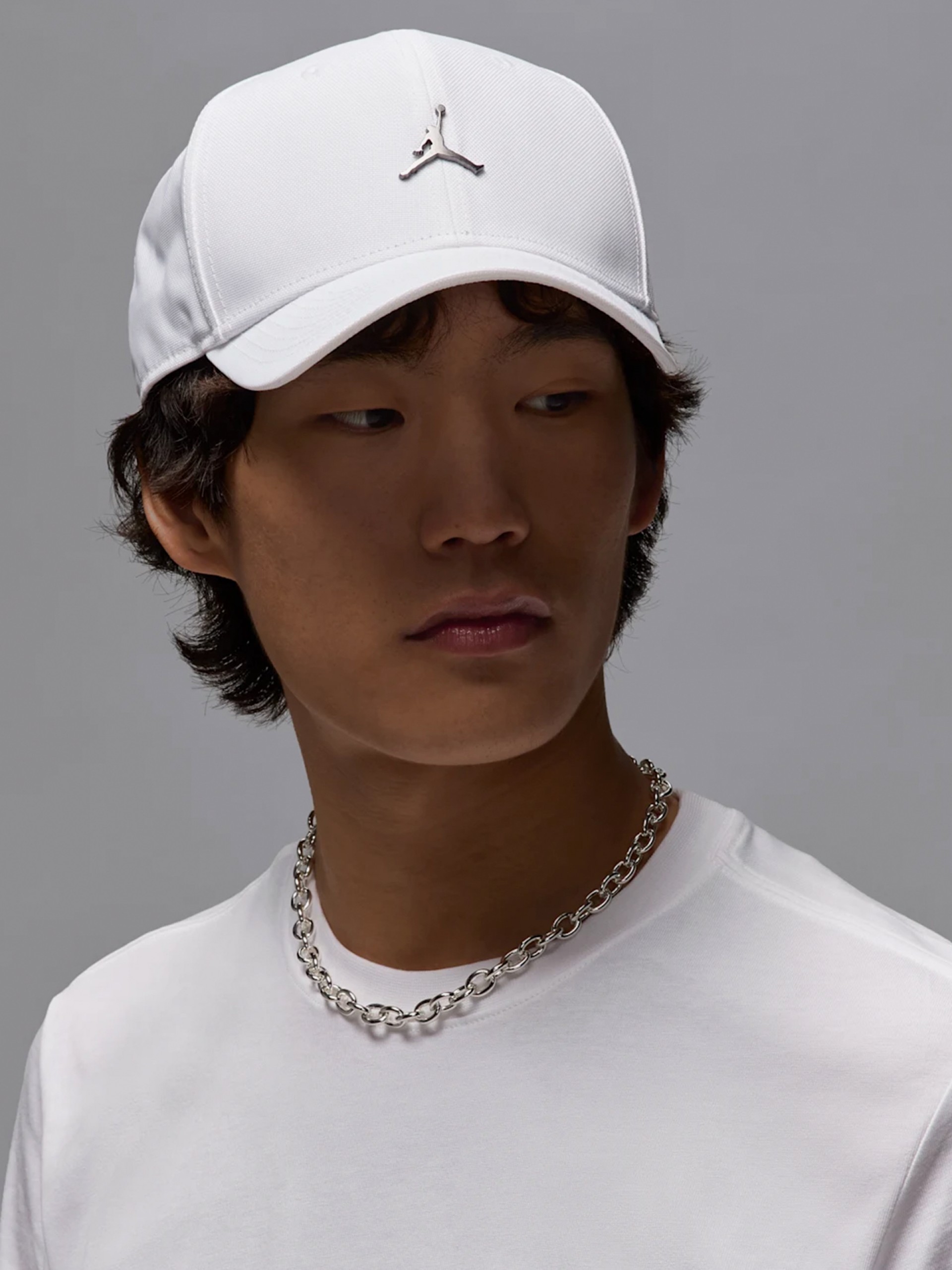 Gorra Nike Jordan Rise Metal Jumpman Blanca
