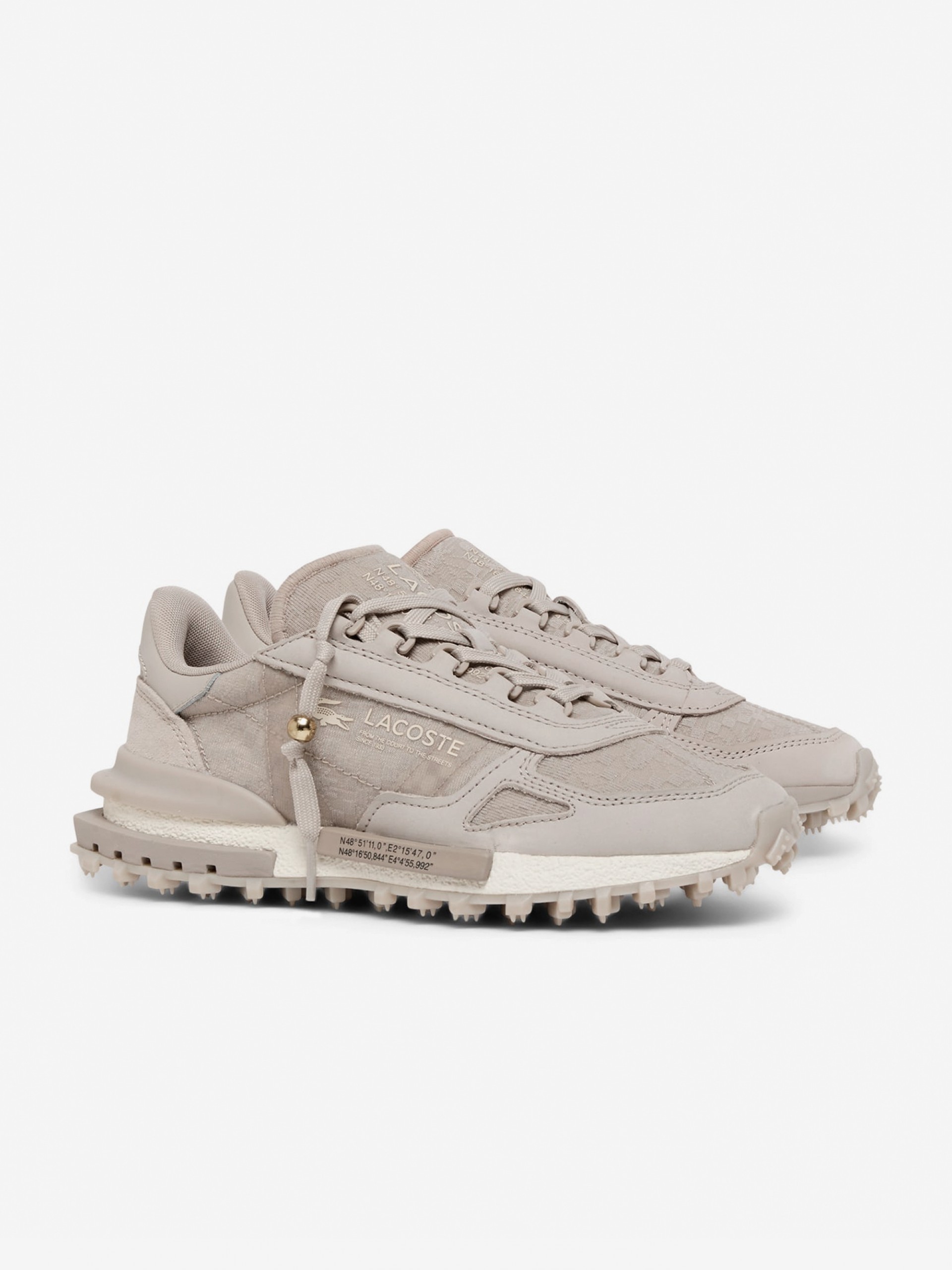 Zapatillas Lacoste Elite Active Grises Para Mujer