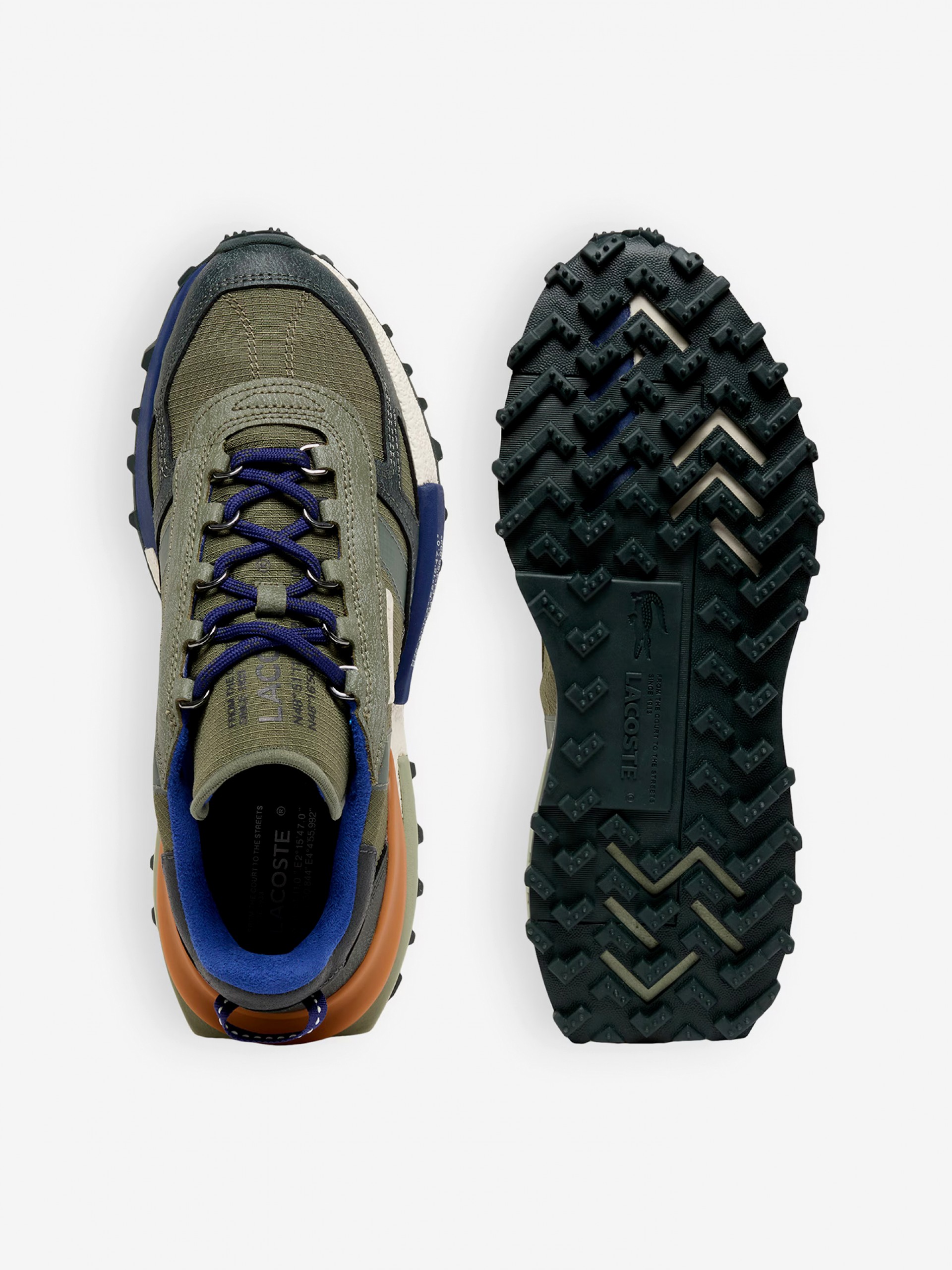 Zapatillas Lacoste Elite Active Verdes y Azules Para Hombre