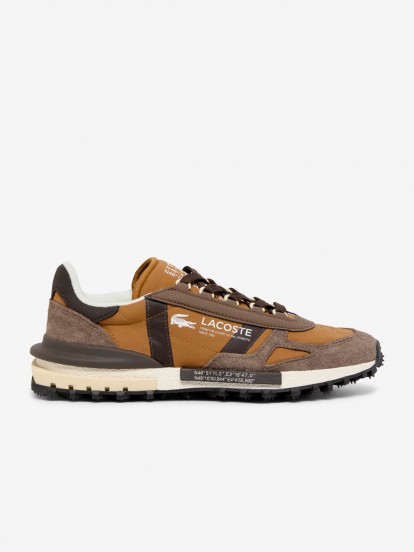 Zapatillas Lacoste Elite Active Camel y Marrones Para Hombre