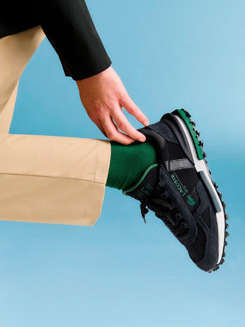 Zapatillas Lacoste Elite Active Negras y Verdes Para Hombre Zapatillas Lacoste Elite Active Negras y Verdes Para Hombre