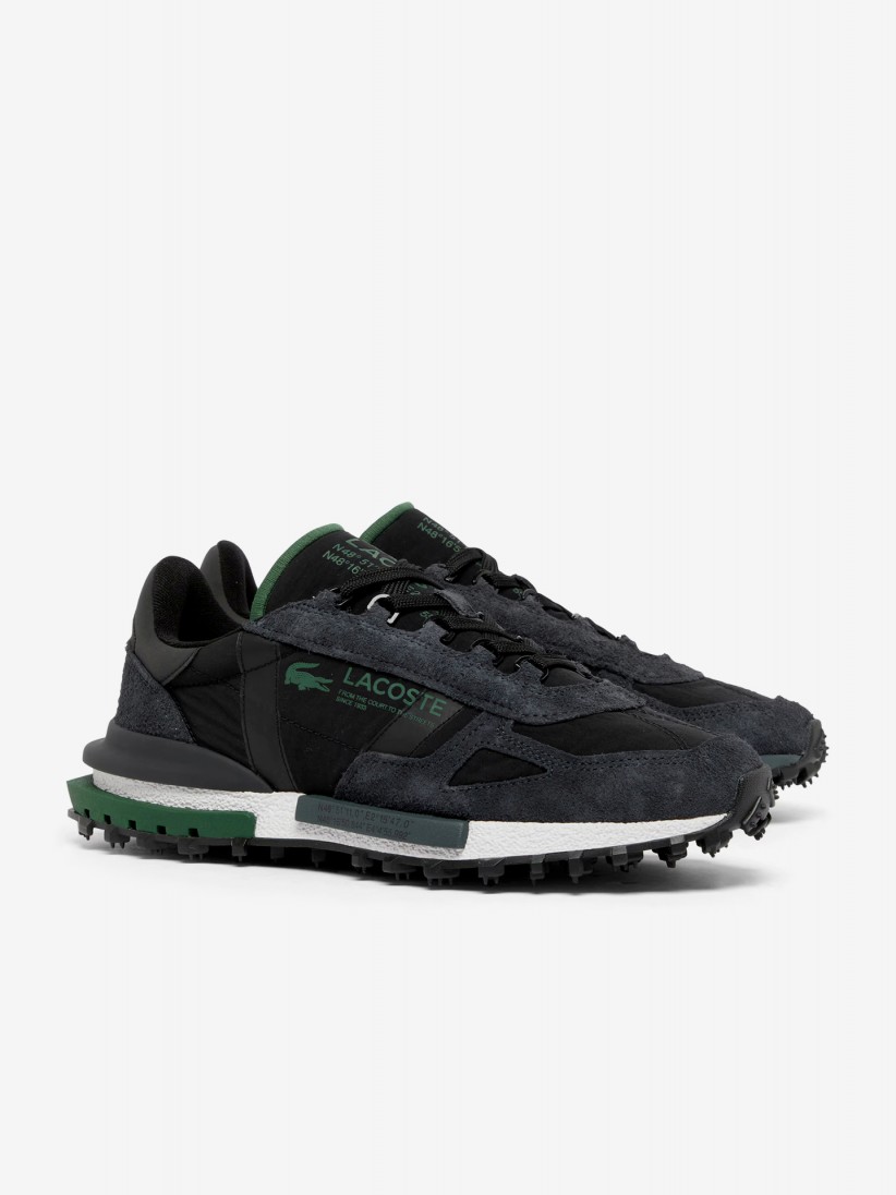 Zapatillas Lacoste Elite Active Negras y Verdes Para Hombre Zapatillas Lacoste Elite Active Negras y Verdes Para Hombre