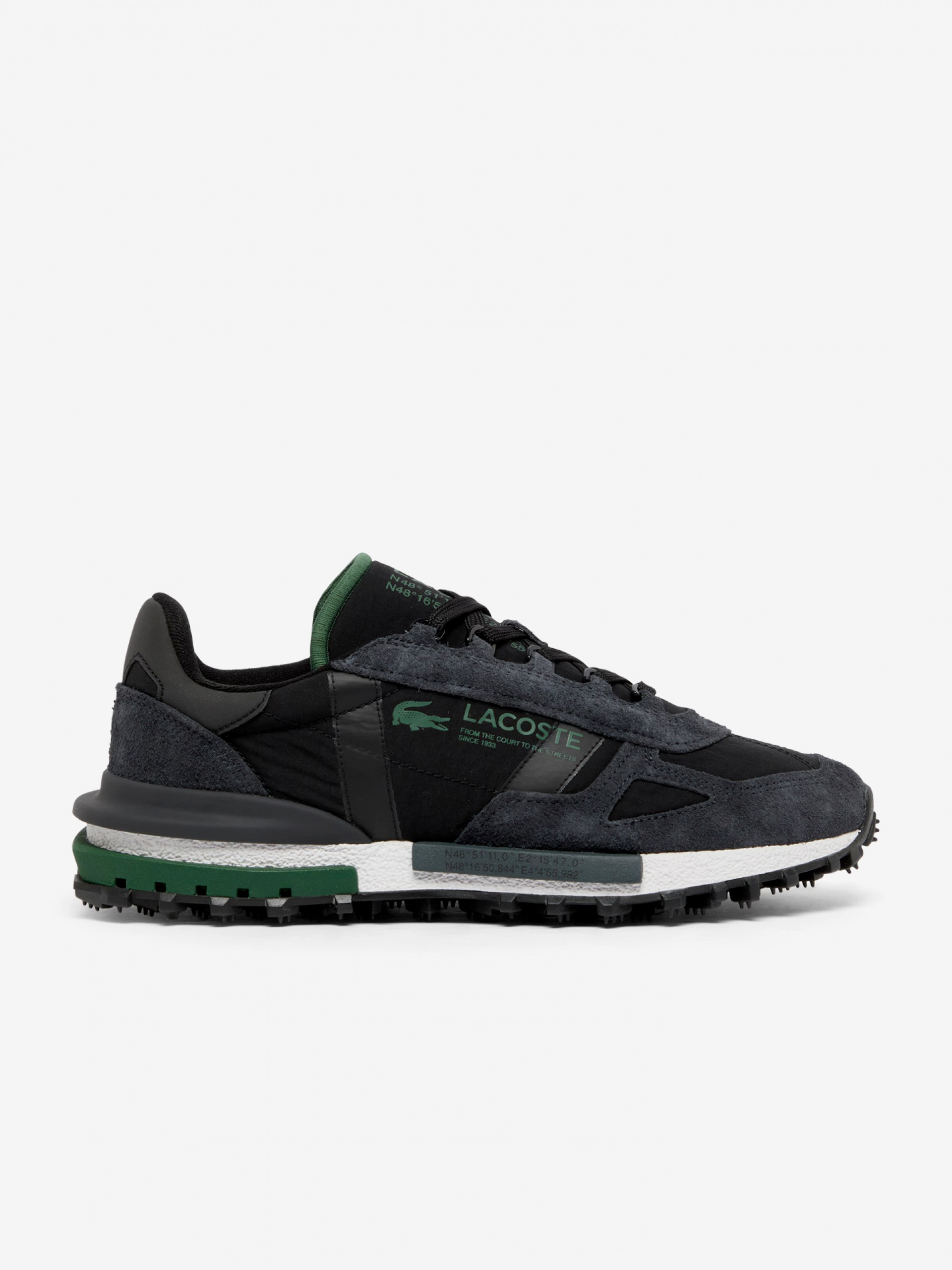 Sapatilhas Lacoste Elite Active Pretas e Verdes Para Homem